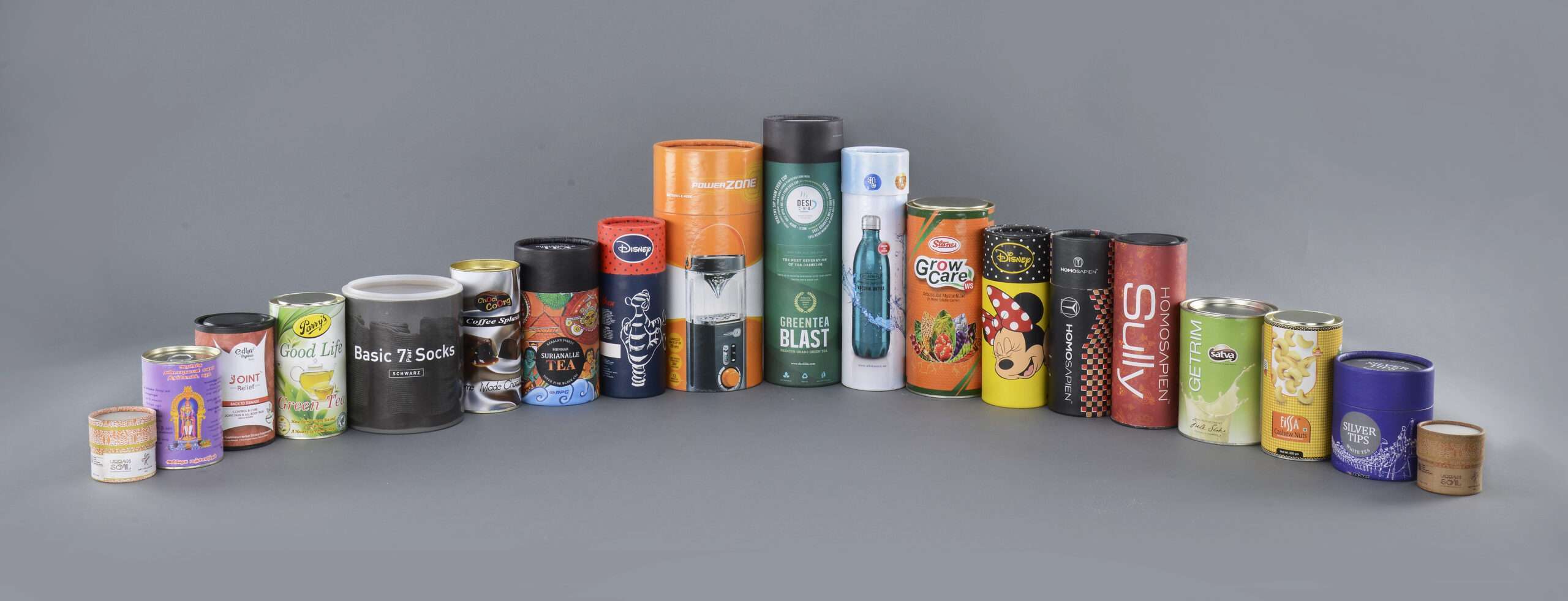 23 Custom Eco-Friendly Cardboard Paper Canister